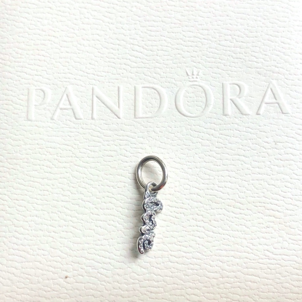 Pandora Signature of Love Dangle Charm